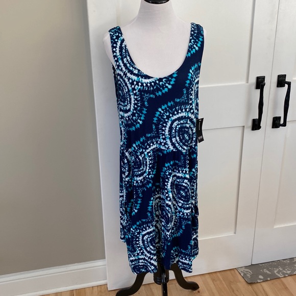 a.n.a Other - A.N.A. Swim Coverup XL large Side Pockets very stretchy Material Sleeveless